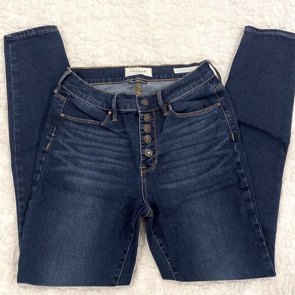 Pacsun High-Rise Jegging Power Super Stretch Jeans Size 26  - Picture 1 of 6